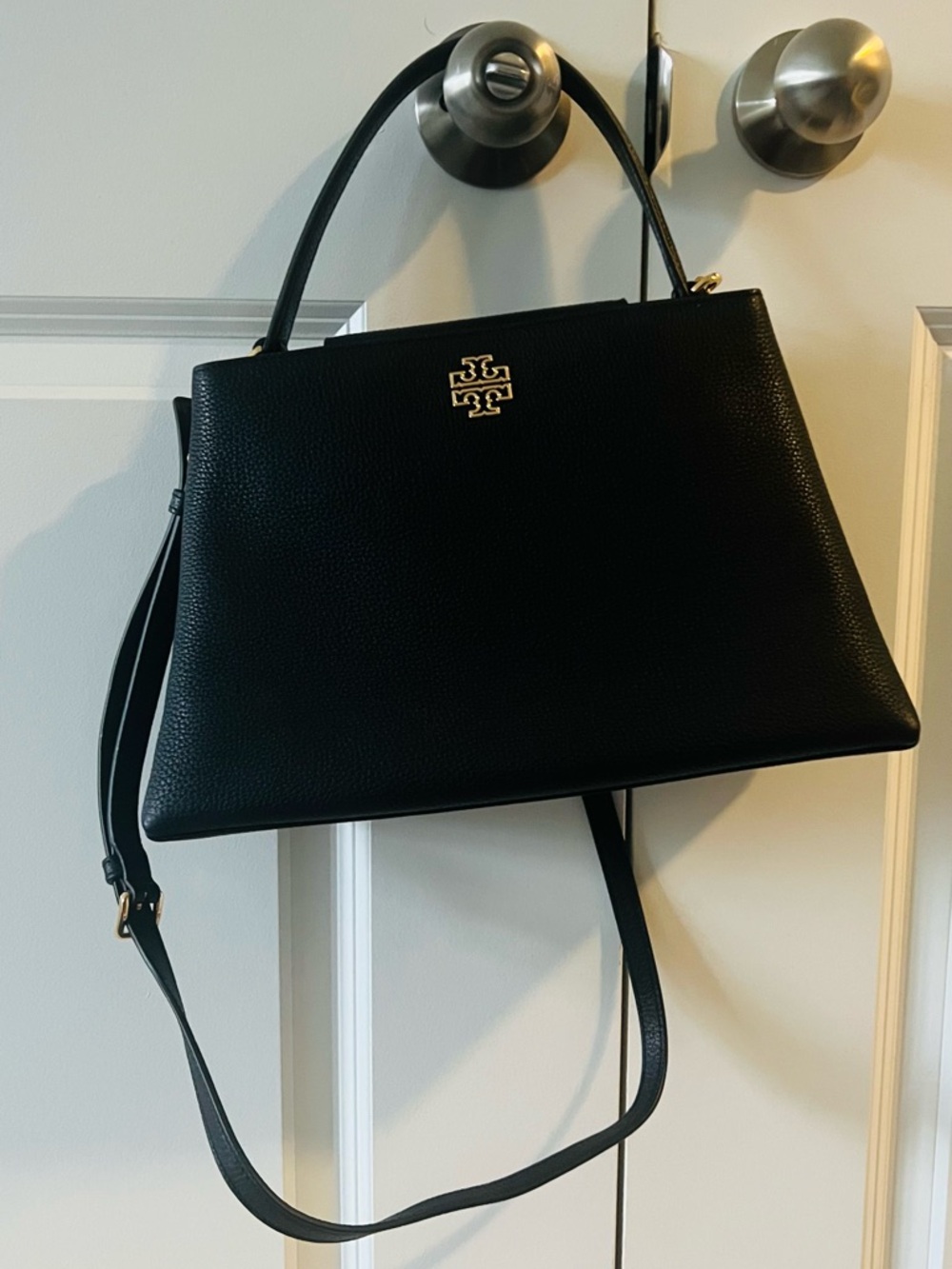 Tory Burch Britten Black Satchel